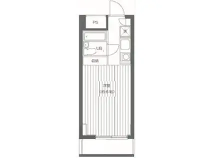 エスケイケイビル(ワンルーム/1階)の間取り写真