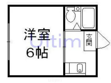 グランズ丹波橋(1K/2階)の間取り写真