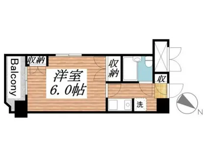 メゾン・ド・リッシュ(1K/3階)の間取り写真