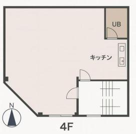 XO財託第3ビル(ワンルーム/4階)の間取り写真