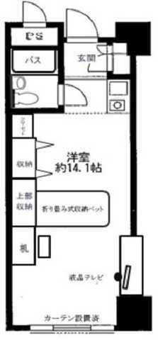 メゾン大塚(ワンルーム/7階)の間取り写真
