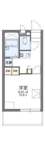 レオパレスGROW(1K/3階)の間取り写真