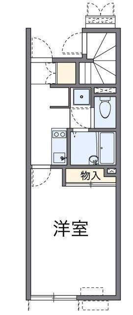 レオネクストM&K(1K/2階)の間取り写真