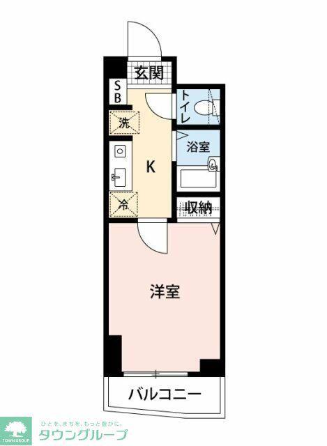 マイナビSTAY吉祥寺(1K/4階)の間取り写真