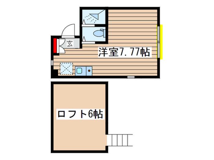 REOHOUSE(ワンルーム/1階)の間取り写真