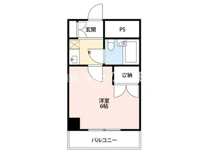 サンクライムハイツ(1K/2階)の間取り写真