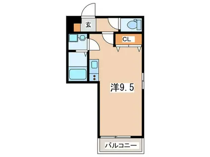 本町2丁目工事(ワンルーム/1階)の間取り写真