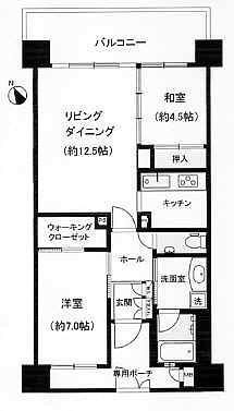 ラグゼシア熱海静漣閣(2LDK/2階)の間取り写真