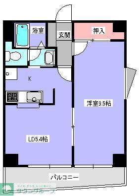 SD-I(1LDK/4階)の間取り写真