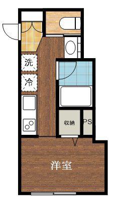 センティア寿町(1K/3階)の間取り写真