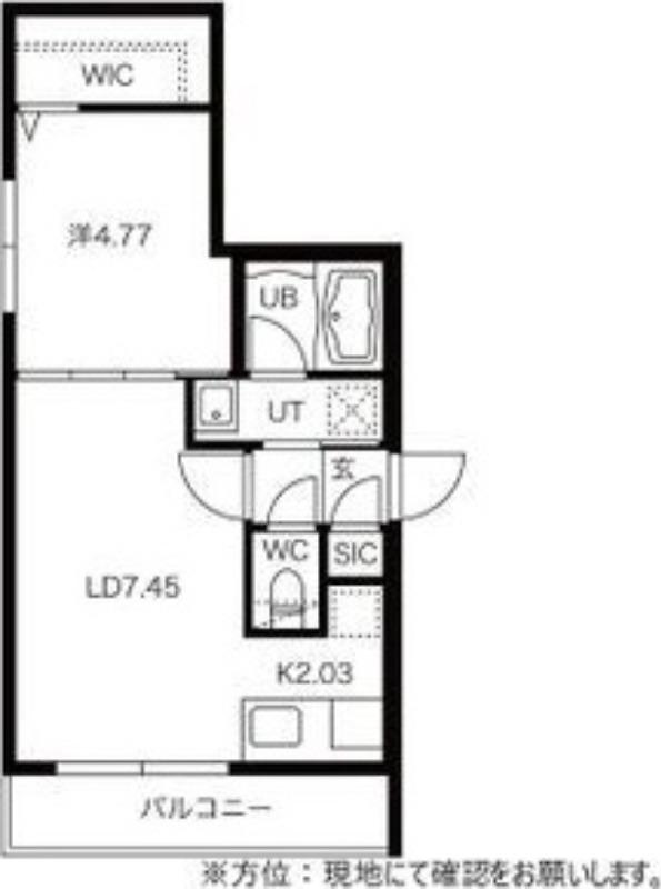 THE RESIDENCE ASABU(1LDK/3階)の間取り写真