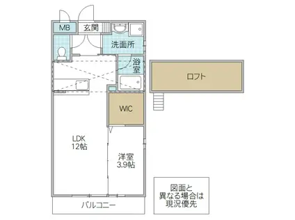 フォーライフヴィラ白帆 II(1LDK/5階)の間取り写真