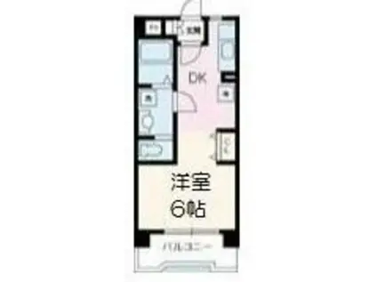 ライブリー池袋(1DK/4階)の間取り写真