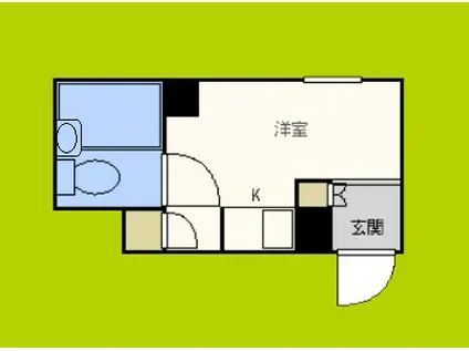 ラパンジール松屋町(ワンルーム/3階)の間取り写真