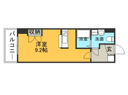 CLUB ORIENT NO70 HARBOR サウス TOWER(1DK/20階)の間取り写真