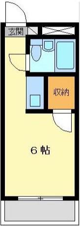 金沢八景相川ビル(ワンルーム/3階)の間取り写真