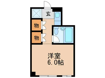 栄ハイホーム(ワンルーム/7階)の間取り写真