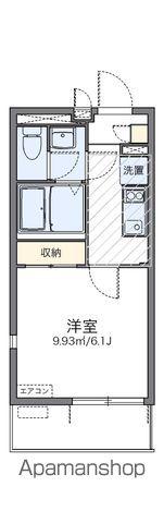 レオネクストシルクパレス(1K/3階)の間取り写真