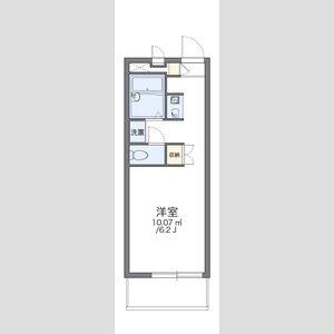 レオパレスCASAAVENUE III(1K/2階)の間取り写真