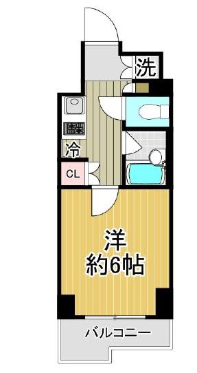 ルーブル川崎弐番館(1K/7階)の間取り写真