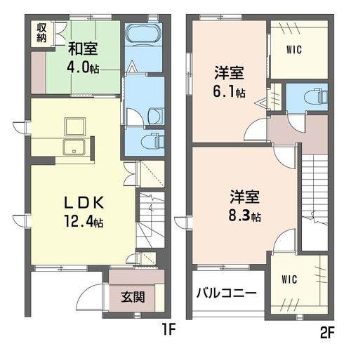 ERIY(3LDK/1階)の間取り写真