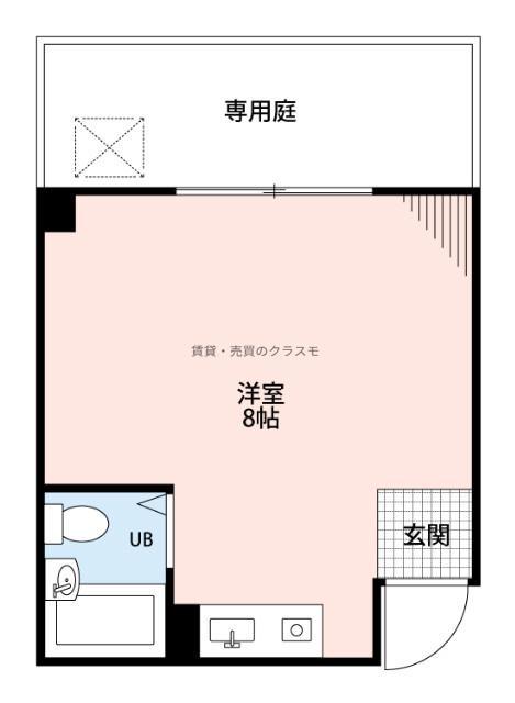 ハイツひいらぎ(ワンルーム/1階)の間取り写真