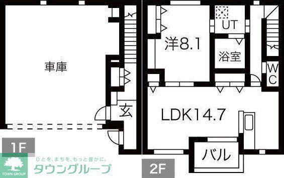 PACIFICA SHONANA棟(1LDK/1階)の間取り写真