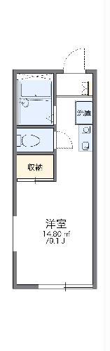 レオパレス宇佐崎II(1K/2階)の間取り写真