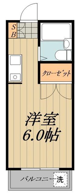 アーバンソワール吉祥寺(1K/1階)の間取り写真