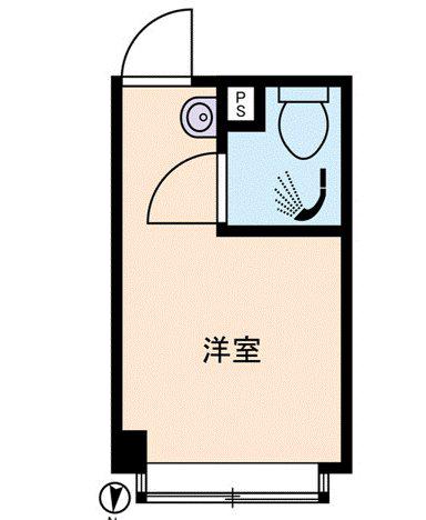 プティアムス スカイツリー前(ワンルーム/4階)の間取り写真