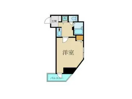 カスタリア新宿(1K/11階)の間取り写真