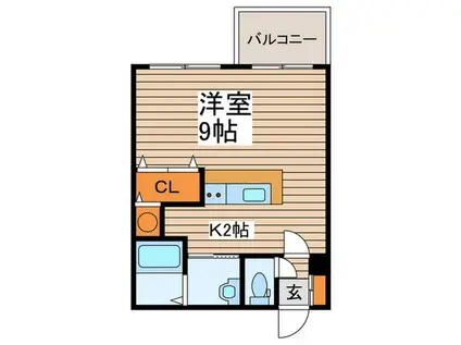 スペチアーレ札幌(1K/5階)の間取り写真