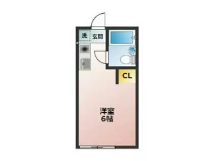 ラ・ヴィータ・フェリーチェ藤沢(ワンルーム/1階)の間取り写真