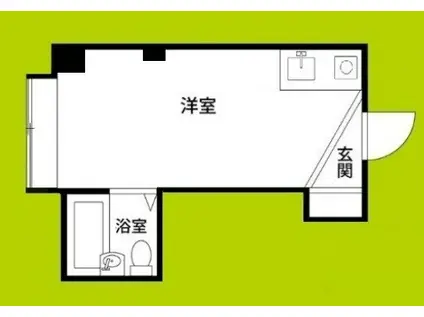 プレステア九条(ワンルーム/5階)の間取り写真