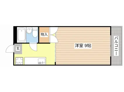 ハイツエクセルII番館(1K/2階)の間取り写真