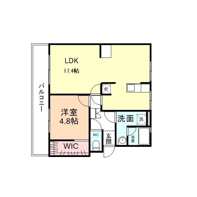桜井ハイツ(1LDK/1階)の間取り写真
