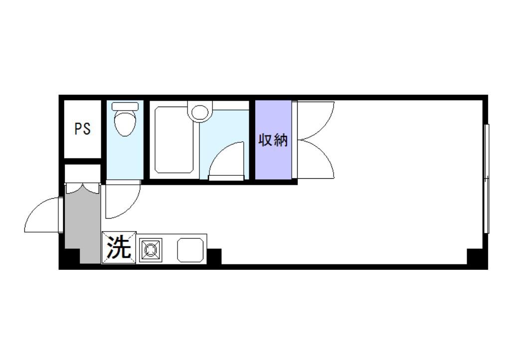 おおたビル(ワンルーム/1階)の間取り写真