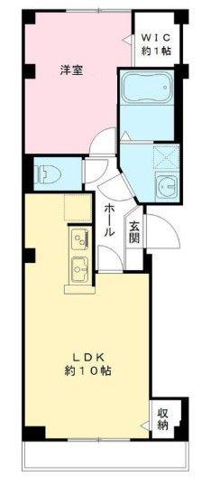 VENT BONHEUR(1LDK/3階)の間取り写真