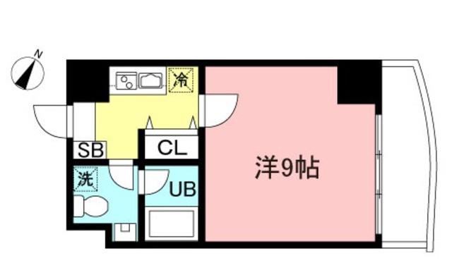 レガーレ クロノス(1K/6階)の間取り写真