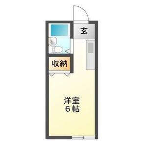 楠コーポラス(ワンルーム/2階)の間取り写真