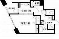 メゾン椿(1K/3階)の間取り写真