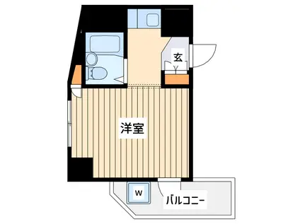 エトワール明神町(ワンルーム/5階)の間取り写真