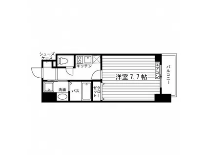 ARTIS仙台花京院(1K/9階)の間取り写真