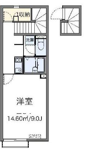 レオネクストSAWA(1K/2階)の間取り写真
