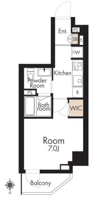 HYS FLAT 糀谷(1K/5階)の間取り写真