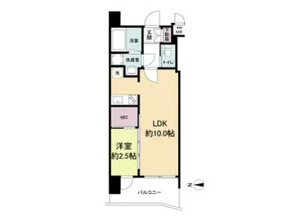 セレニテ西中島アリア弐番館(1LDK/15階)の間取り写真