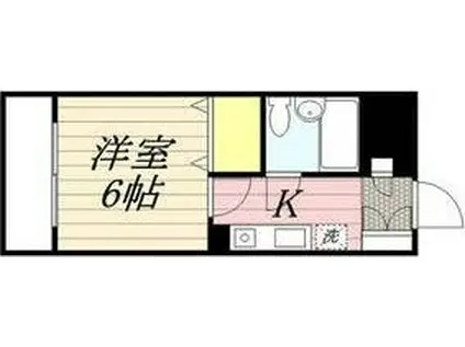 メゾン・ド・オンブラージュ(1K/3階)の間取り写真