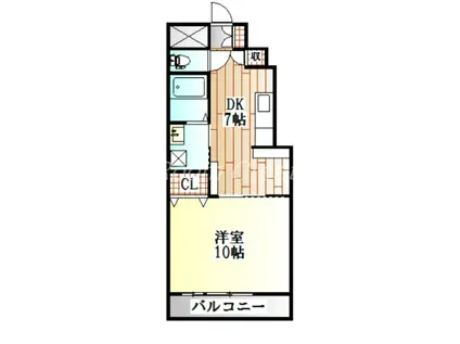 BELENT.I(1DK/1階)の間取り写真