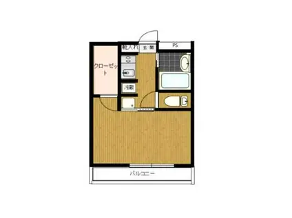 トーシン・プラネット新宿(1K/6階)の間取り写真