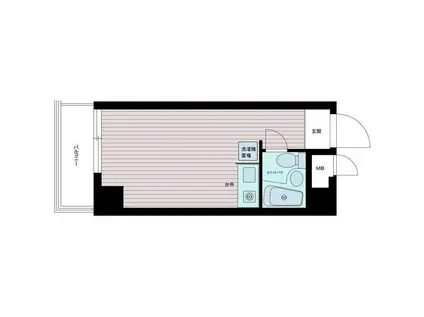 パレ・ドール本郷(ワンルーム/5階)の間取り写真